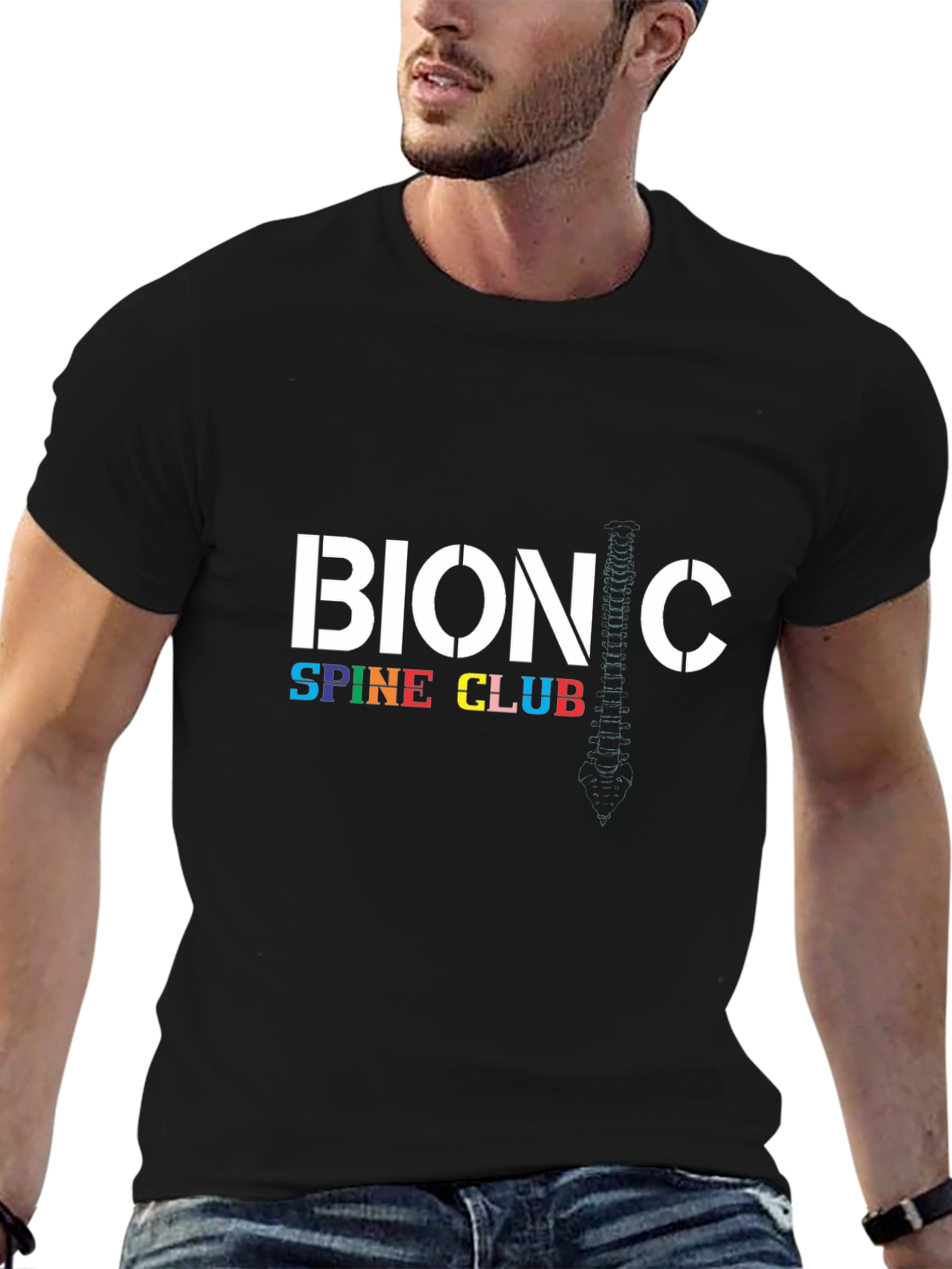 BION C Spine Club Graphic T-Shirt