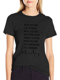 Teacher Life T-Shirt Book Reading Never Resting