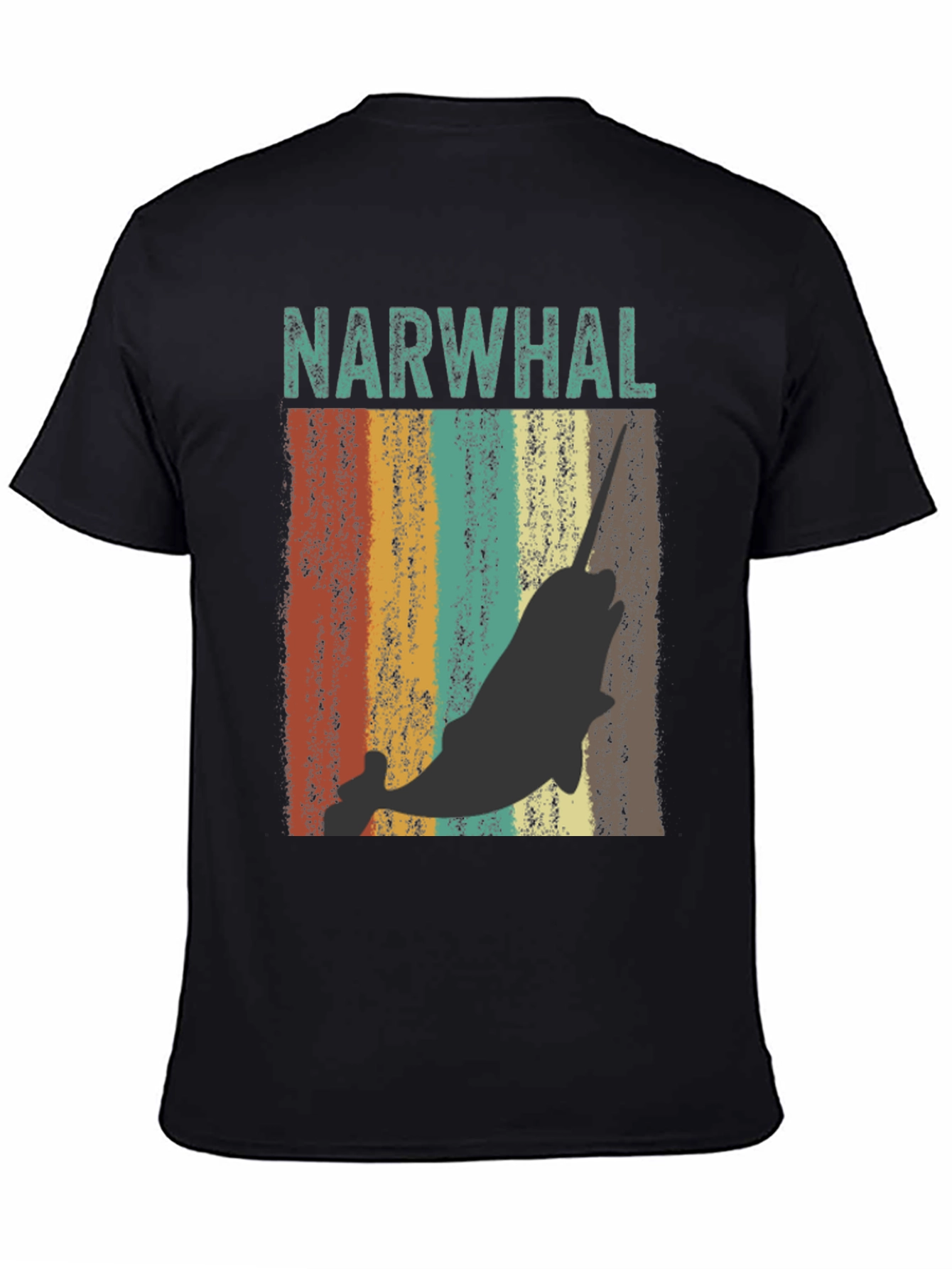 Vintage Narwhal T-Shirt - Retro Style