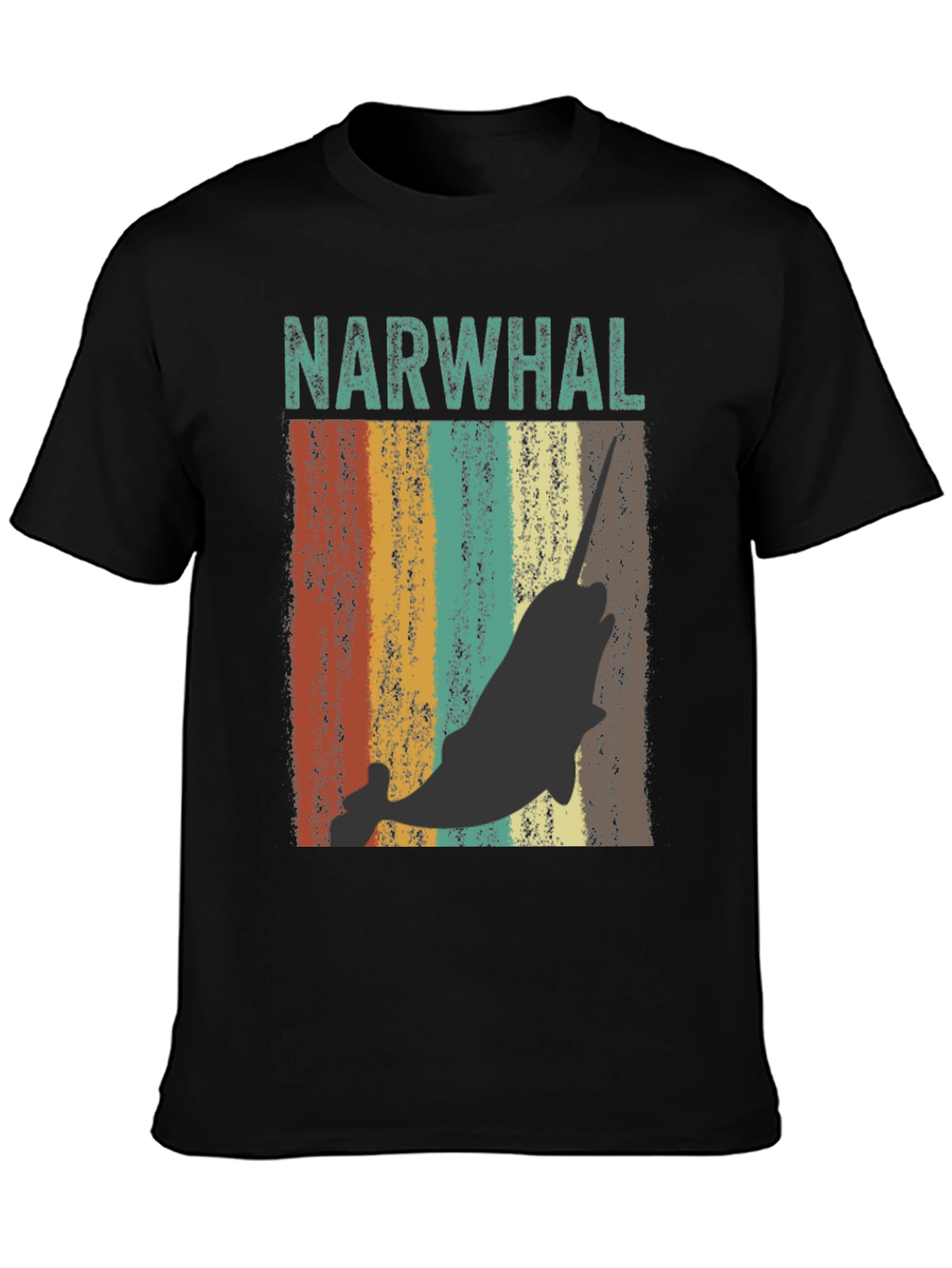 Vintage Narwhal T-Shirt - Retro Style