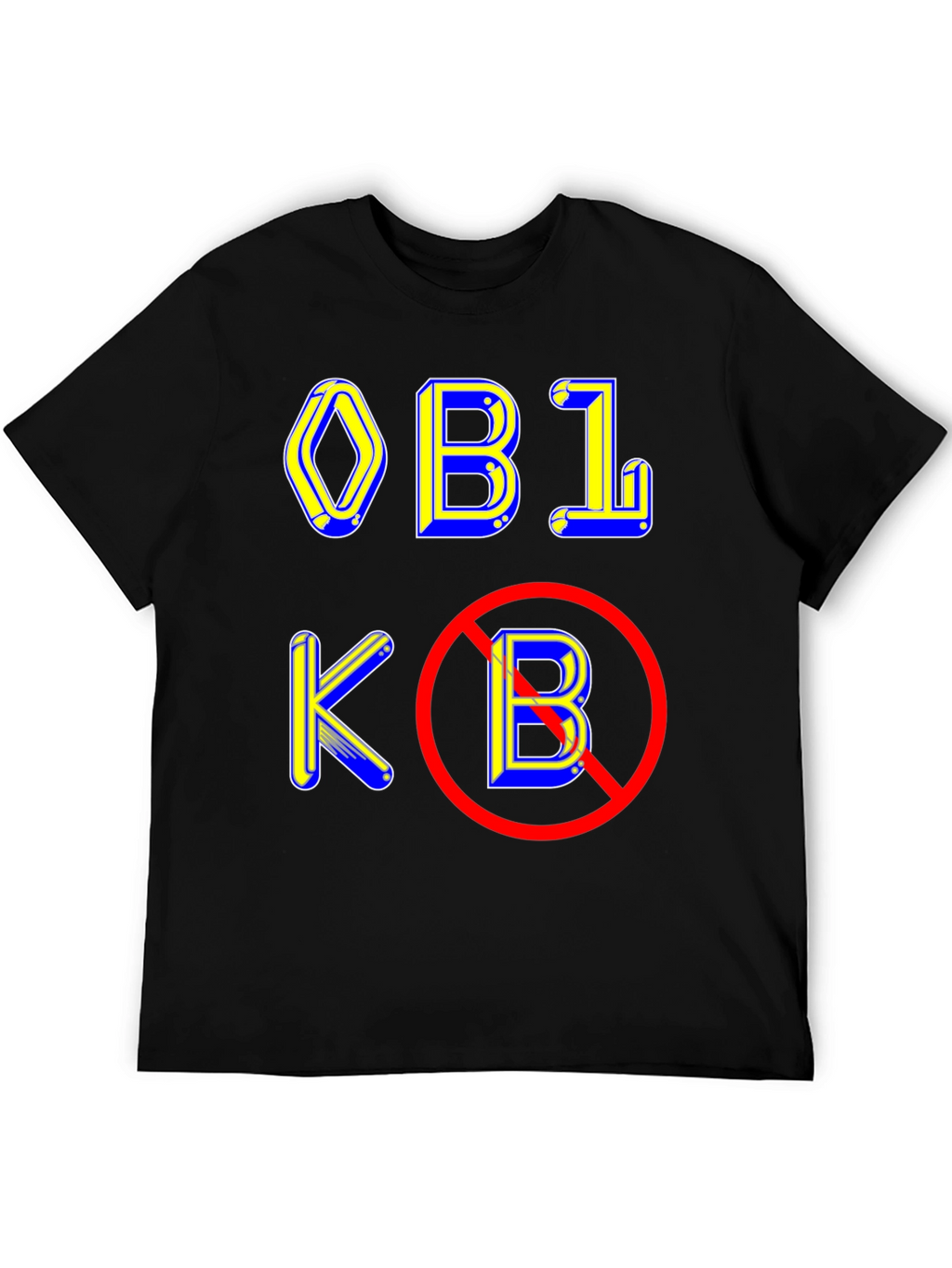 Offensive Parody T-Shirt: No OBL KB Graphic Tee