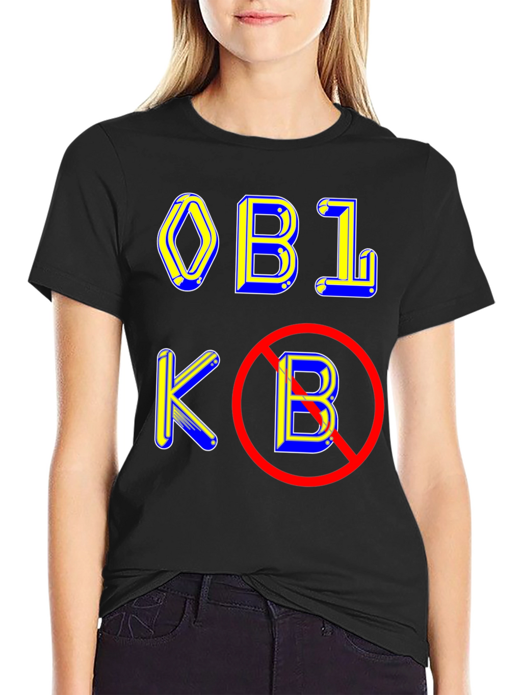 Offensive Parody T-Shirt: No OBL KB Graphic Tee