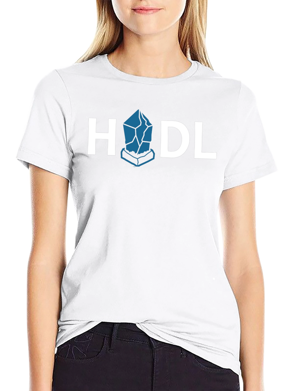 HODL Crypto T-Shirt - Bitcoin Diamond Design