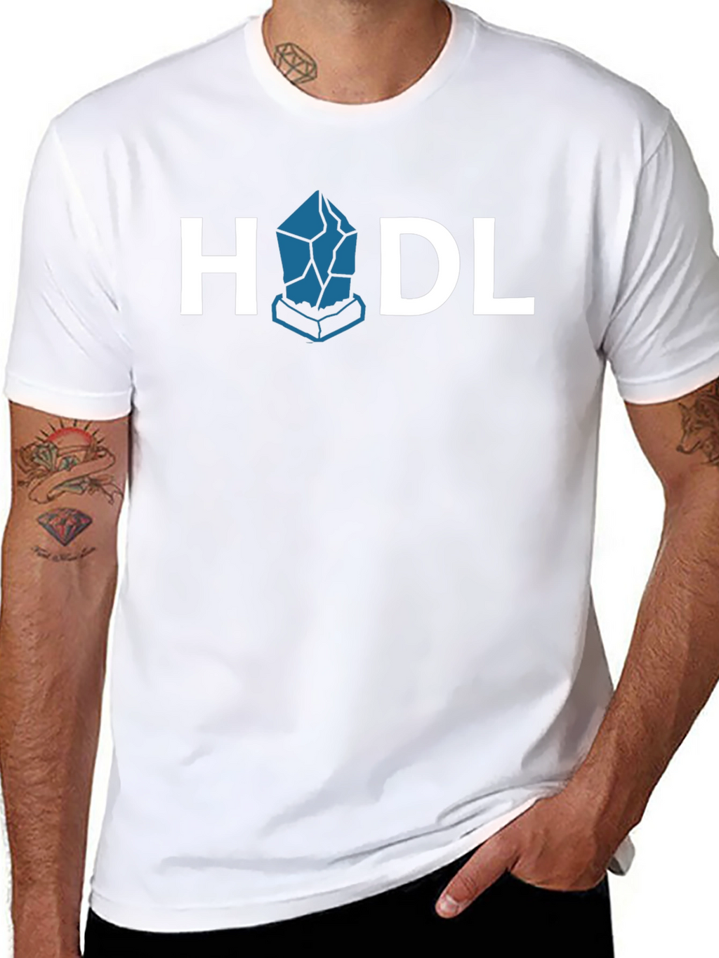 HODL Crypto T-Shirt - Bitcoin Diamond Design