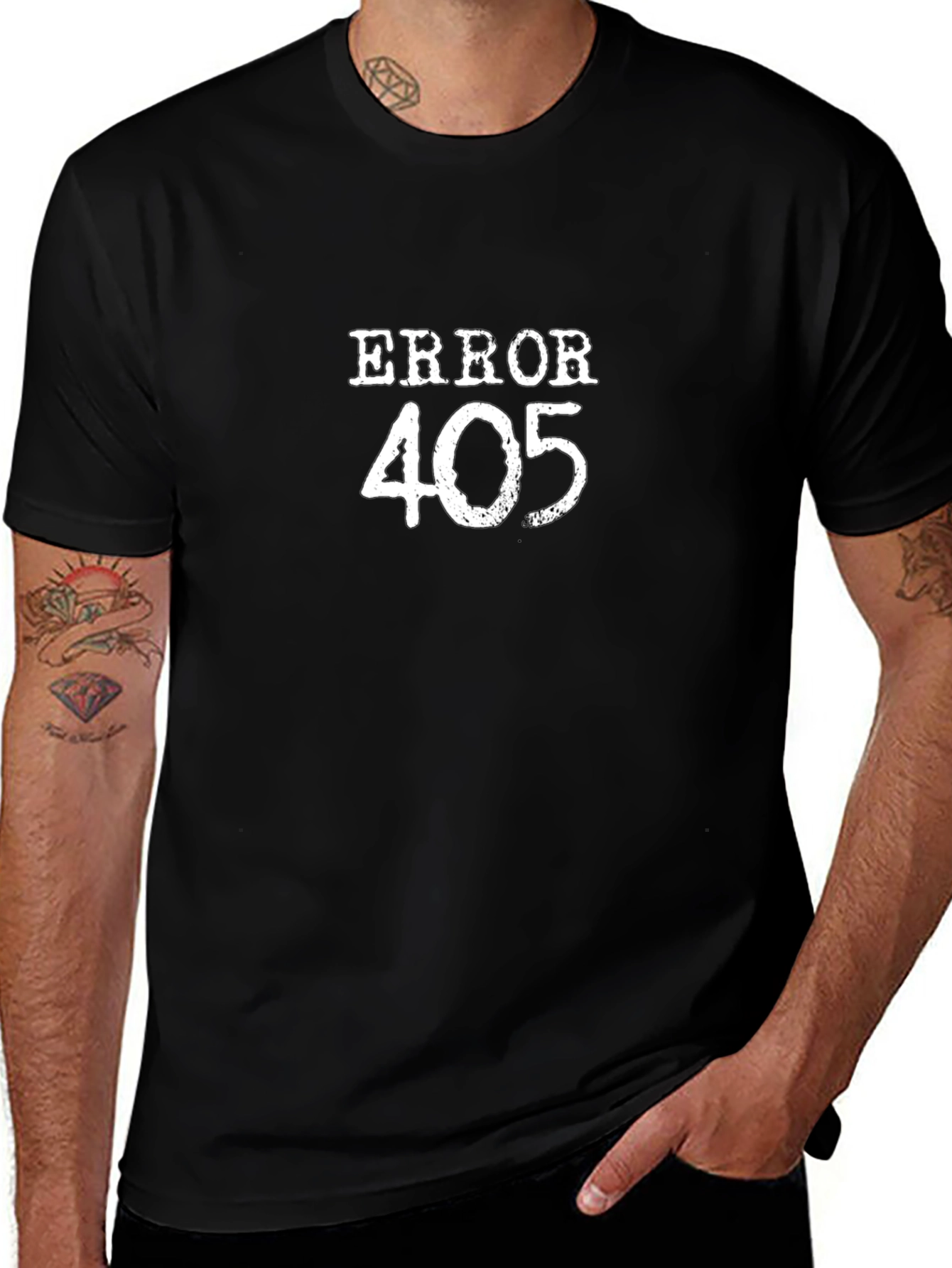 Error 405 Funny Humor Graphic T-Shirt