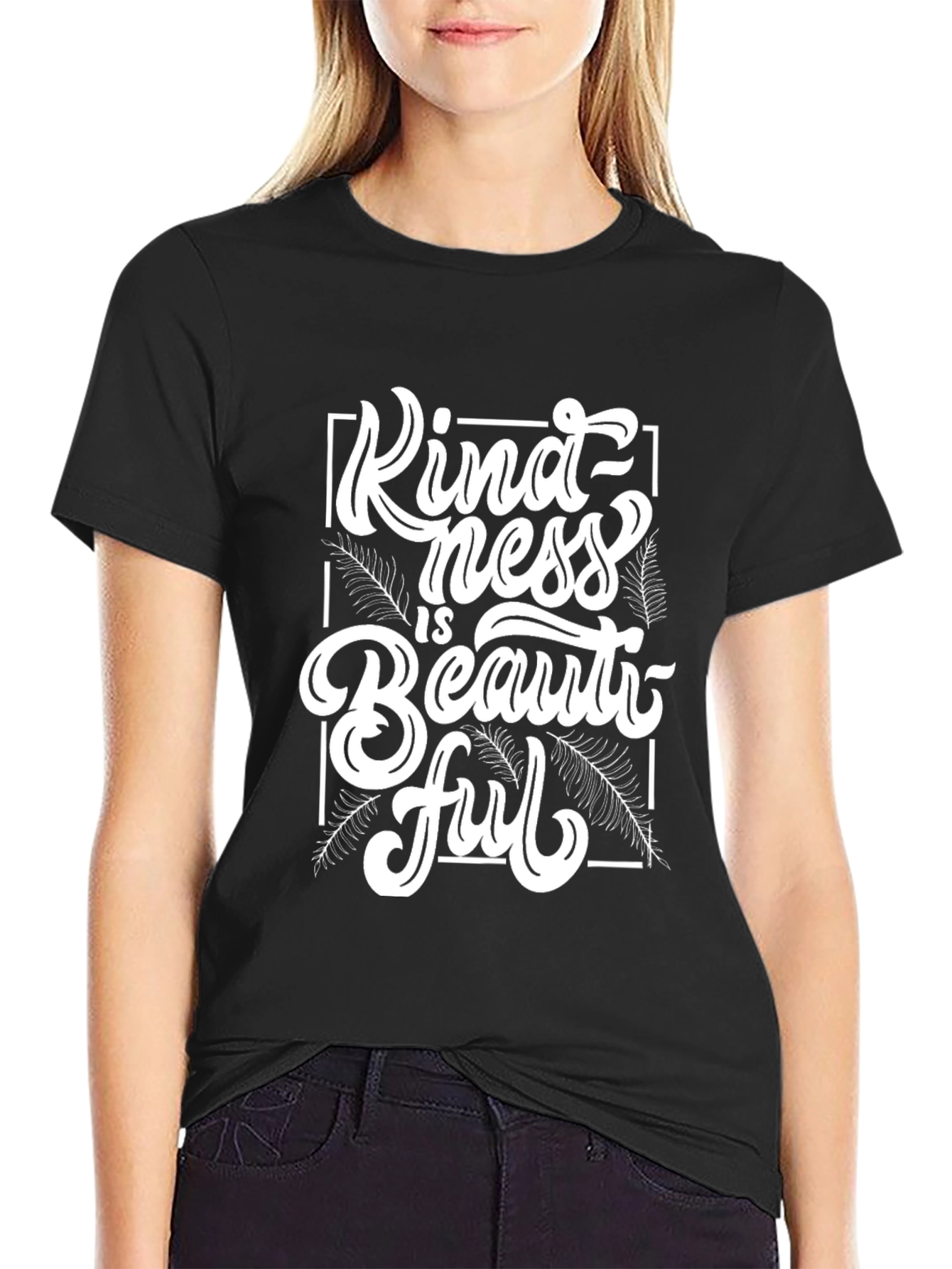 Kindness is Beautiful Black T-Shirt