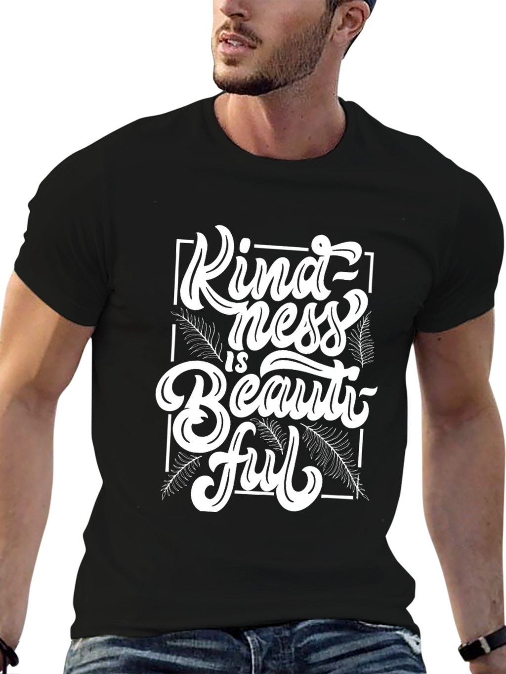 Kindness is Beautiful Black T-Shirt