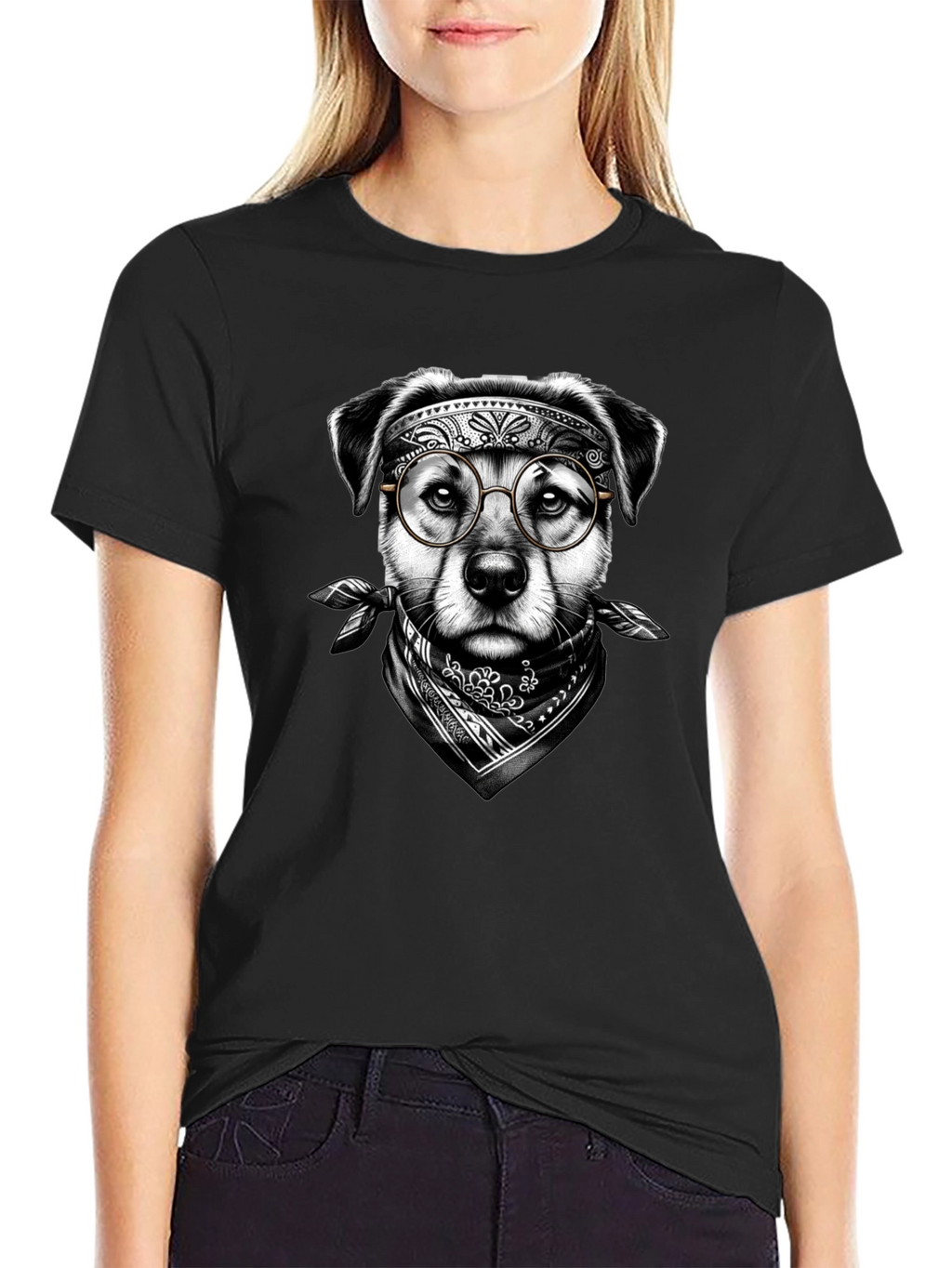 Cool Dog Glasses T-Shirt – Edgy Dog Lover Graphic Tee