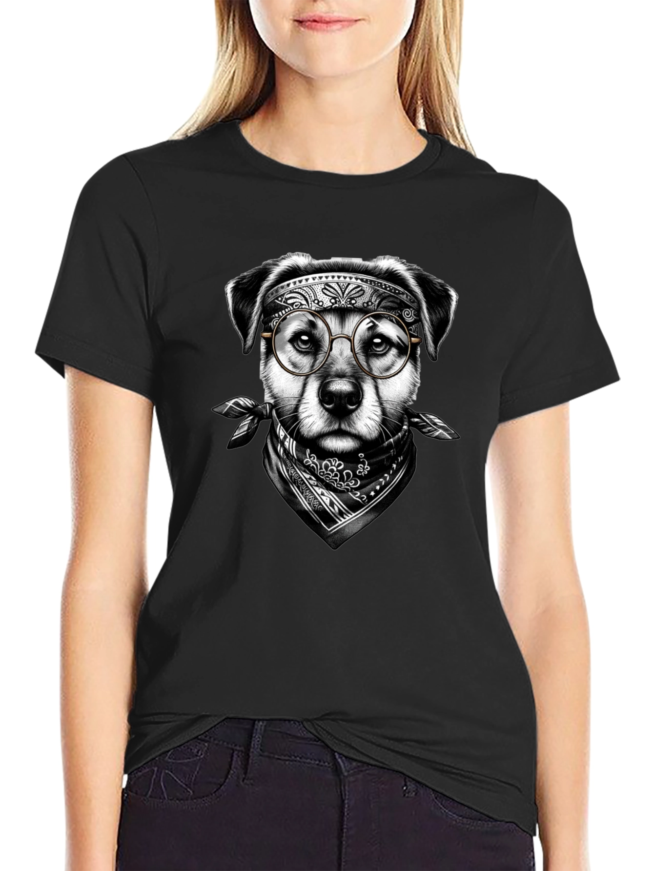Cool Dog Glasses T-Shirt – Edgy Dog Lover Graphic Tee