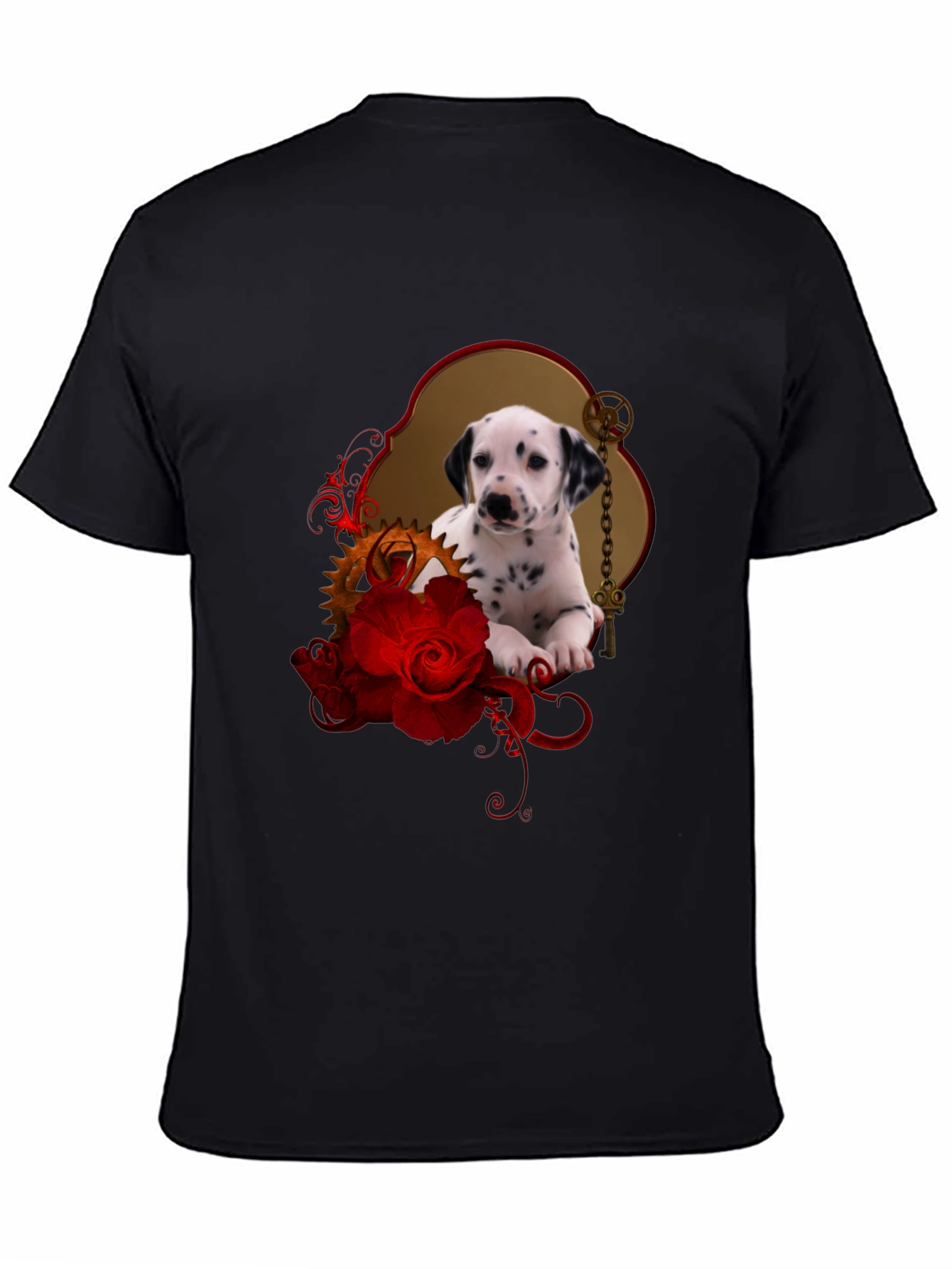 Dalmatian Puppy & Roses T-Shirt