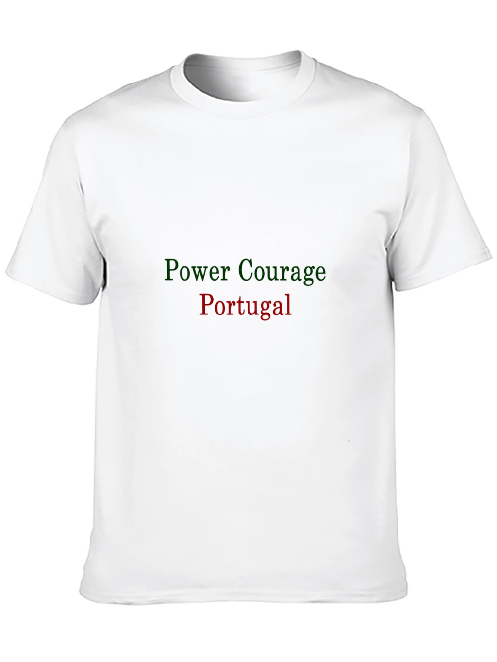 Portugal Power Courage Graphic T-Shirt