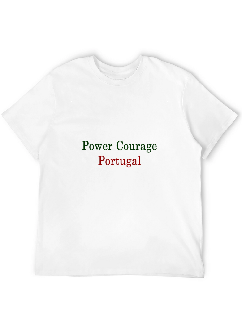 Portugal Power Courage Graphic T-Shirt