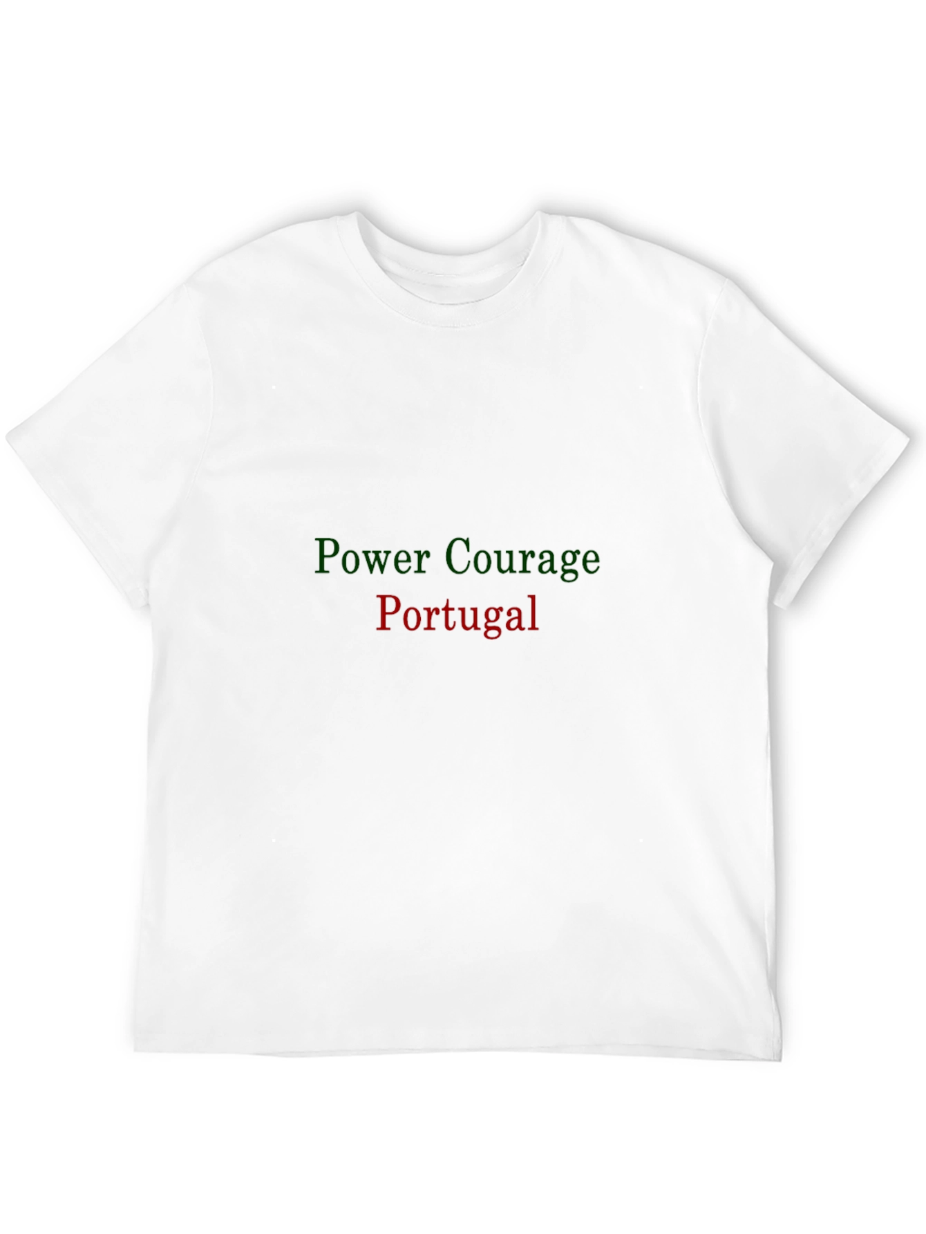 Portugal Power Courage Graphic T-Shirt