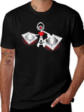 DJ Eiffel Tower Graphic Tee - Black