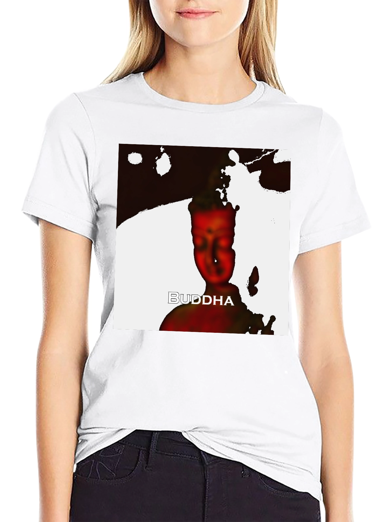 Buddha Graphic Black T-Shirt
