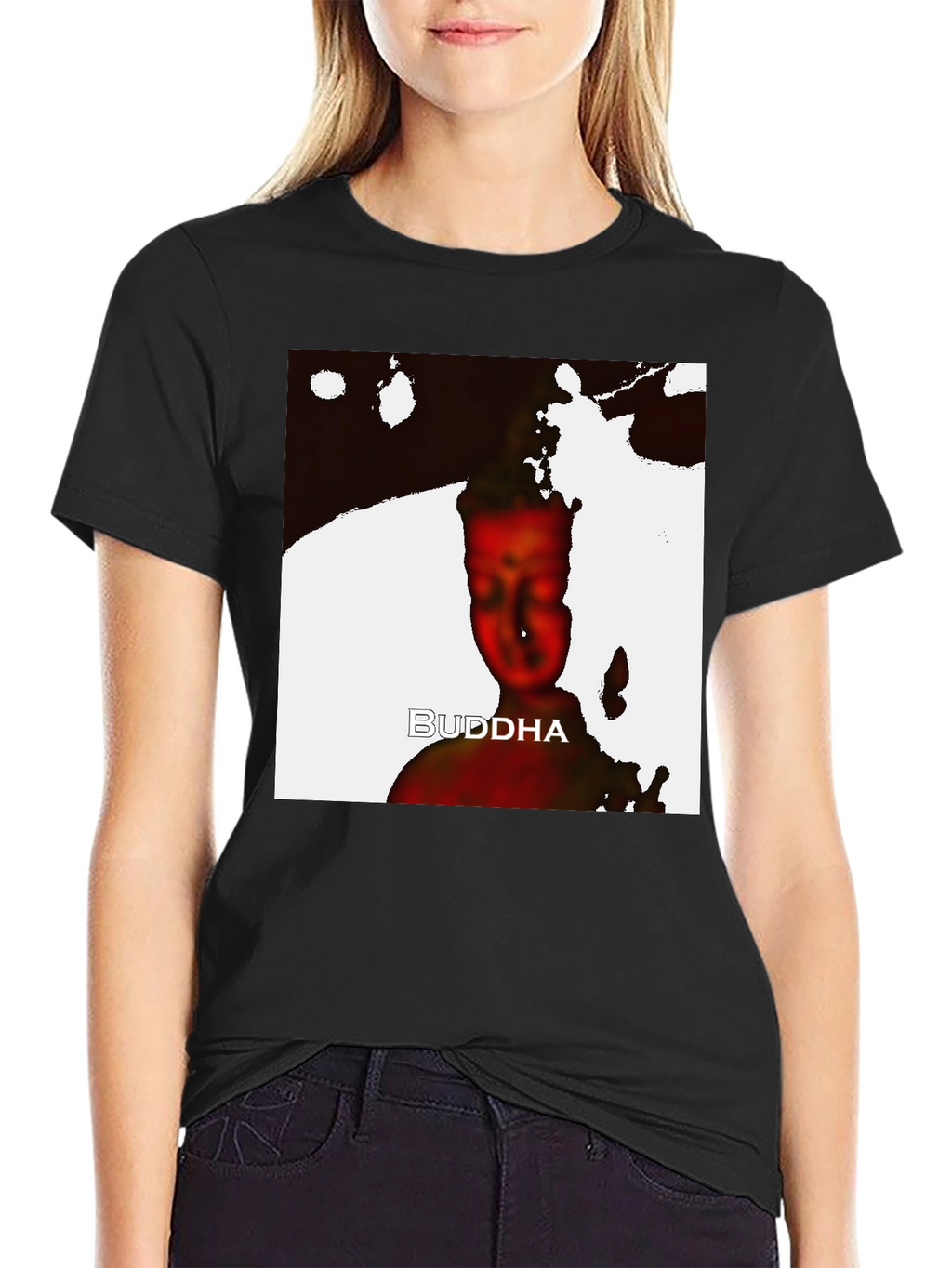 Buddha Graphic Black T-Shirt