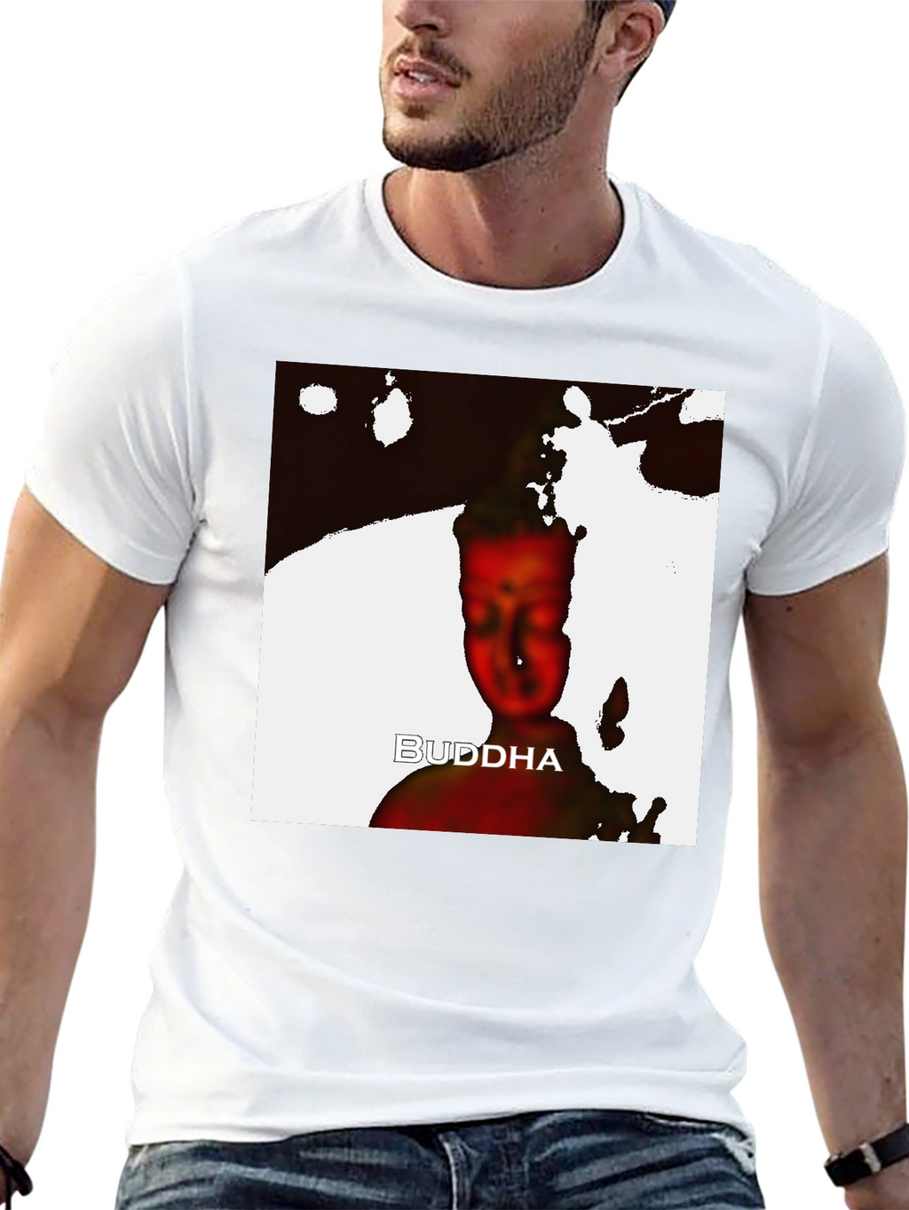 Buddha Graphic Black T-Shirt