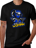 Galaxy Woman Ninja Graphic T-Shirt