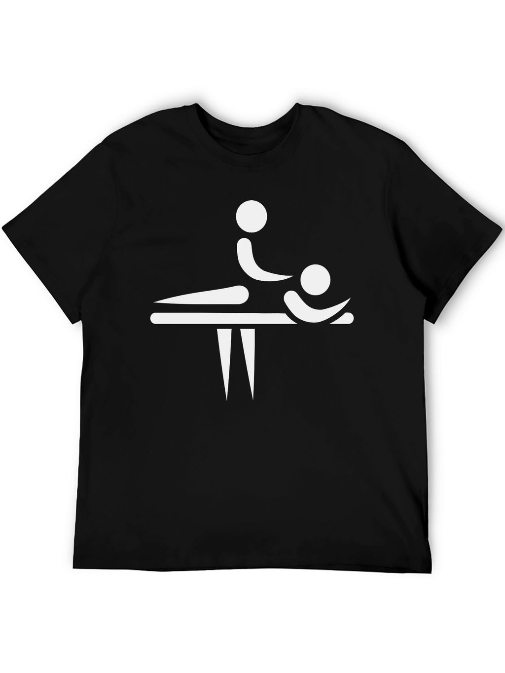 Massage Therapy T-Shirt - Funny Stick Figure Design