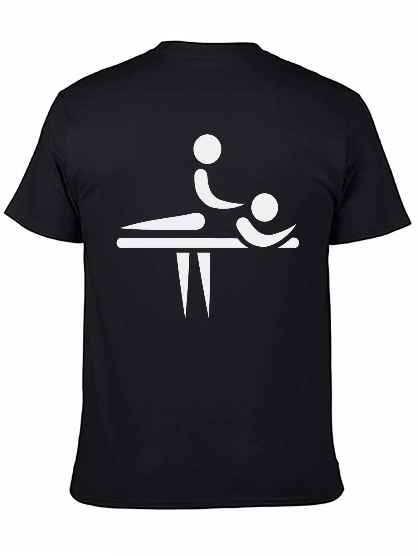 Massage Therapy T-Shirt - Funny Stick Figure Design