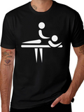 Massage Therapy T-Shirt - Funny Stick Figure Design