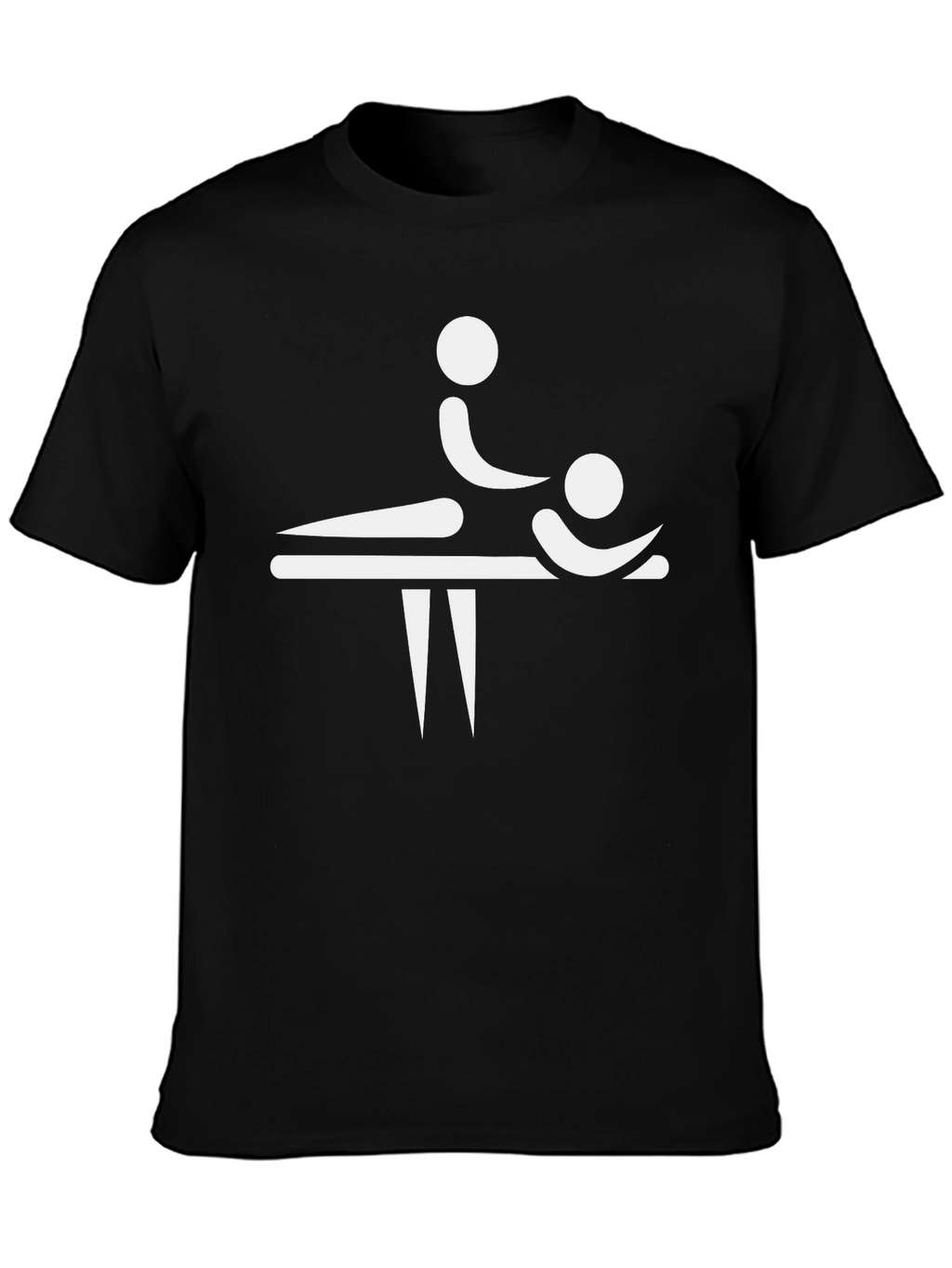 Massage Therapy T-Shirt - Funny Stick Figure Design