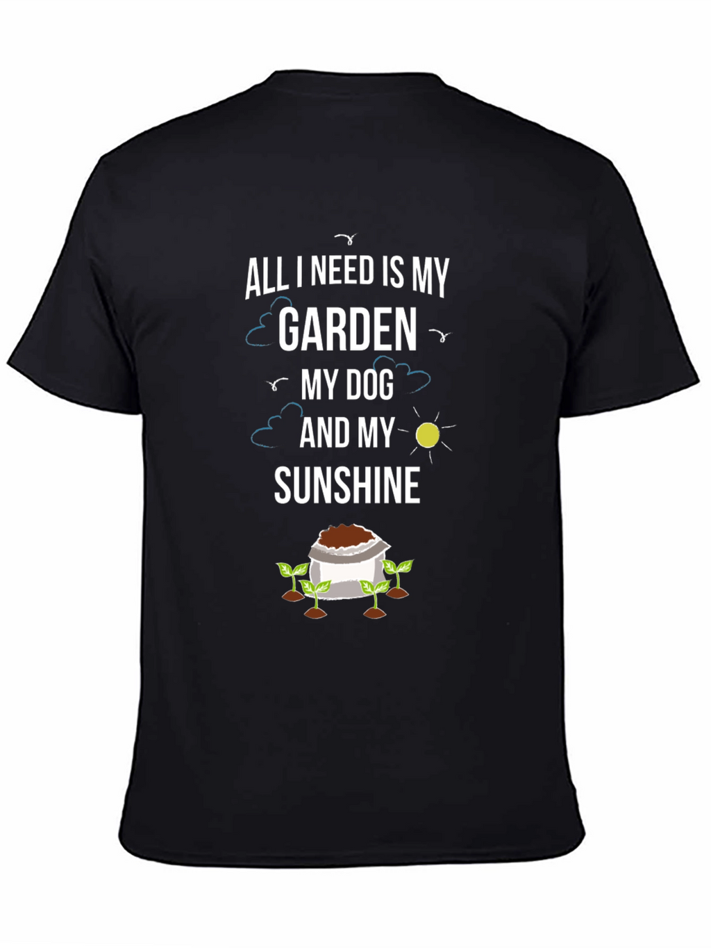 Garden Dog Sunshine T-Shirt - Gardener Gift