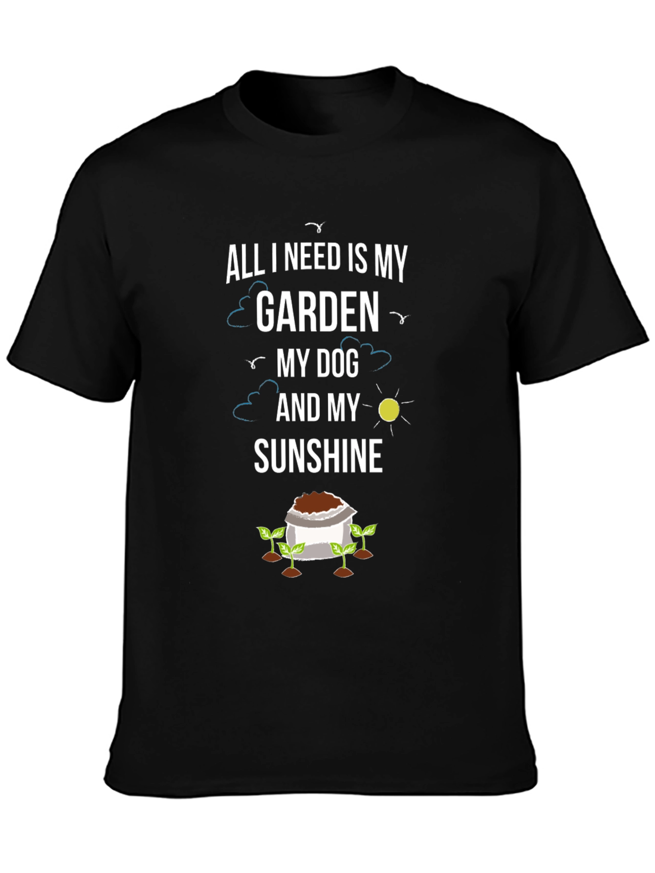 Garden Dog Sunshine T-Shirt - Gardener Gift