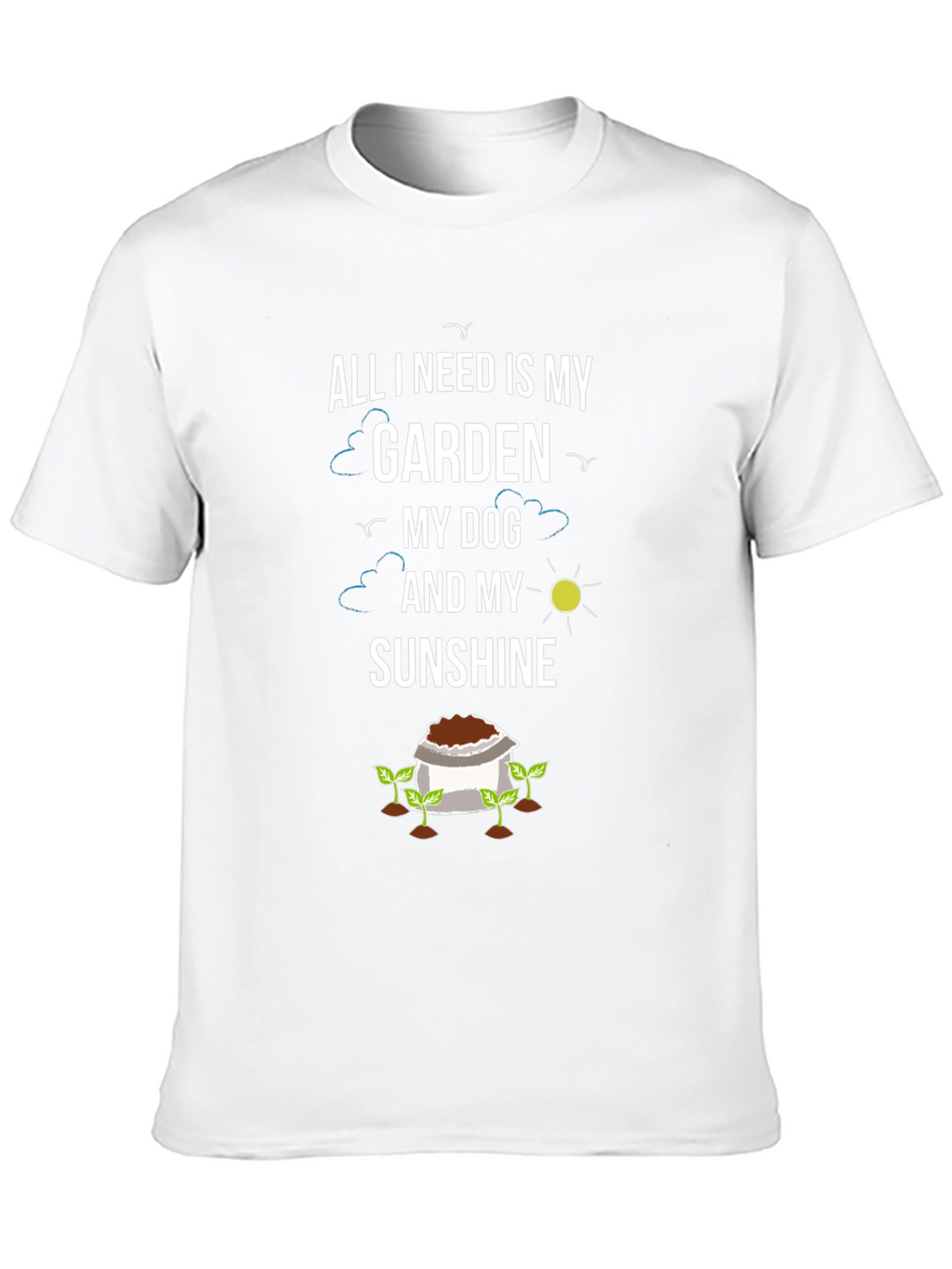 Garden Dog Sunshine T-Shirt - Gardener Gift