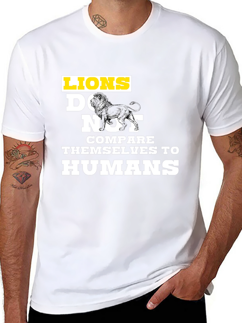Lions Dont Compare Themselves T-Shirt