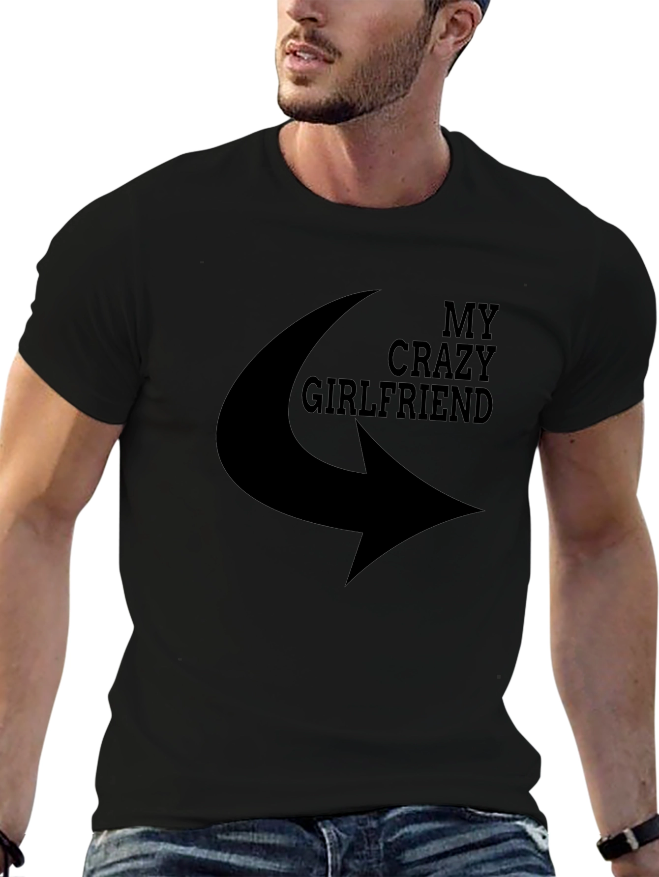 My Crazy Girlfriend T-Shirt - Novelty Graphic Tee