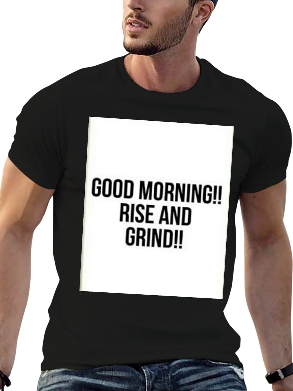 Rise and Grind Graphic Tee - Motivational T-Shirt