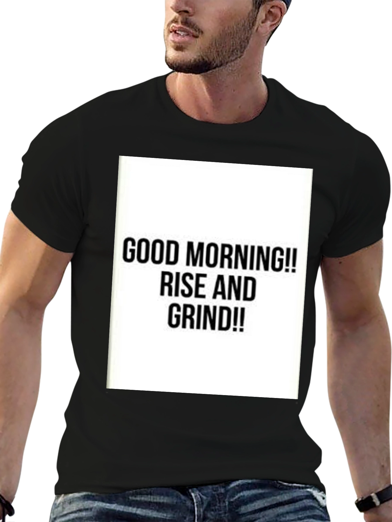 Rise and Grind Graphic Tee - Motivational T-Shirt