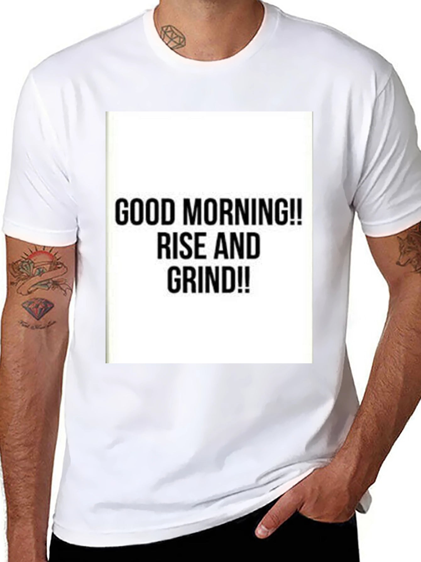 Rise and Grind Graphic Tee - Motivational T-Shirt