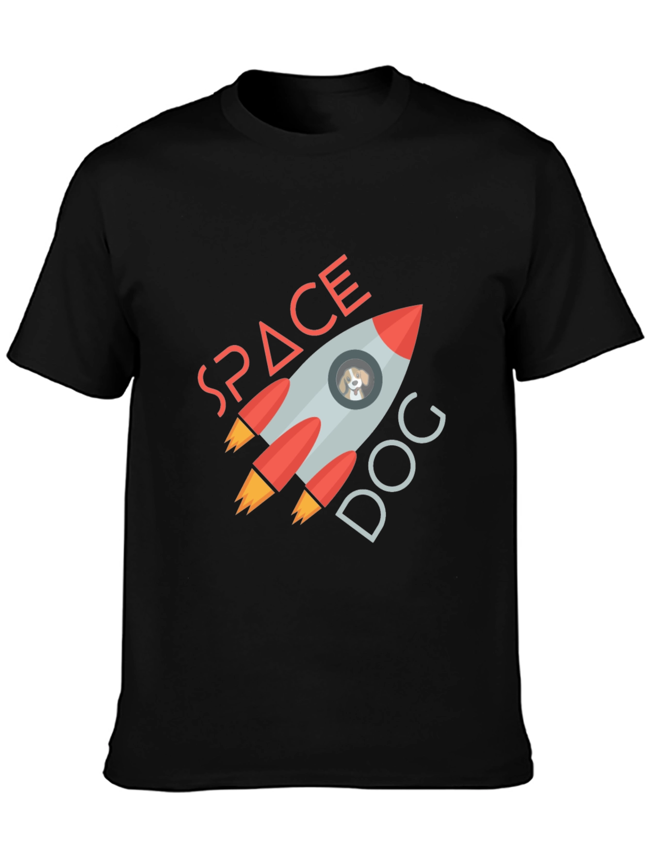 Space Dog T-Shirt - Rocket Adventure