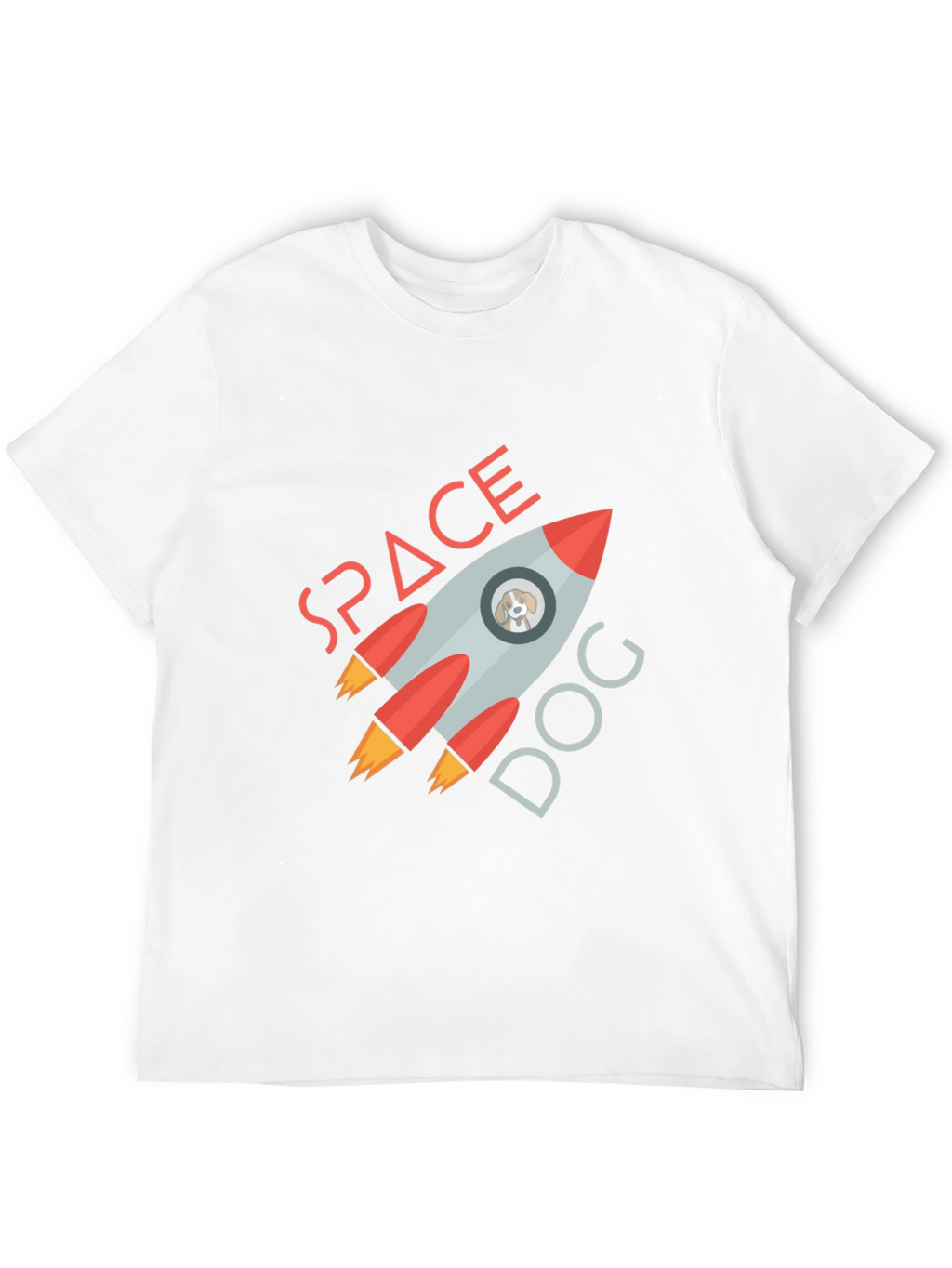 Space Dog T-Shirt - Rocket Adventure
