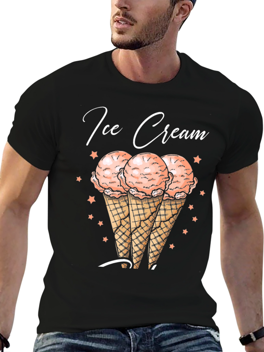 Ice Cream Cone Graphic Tee