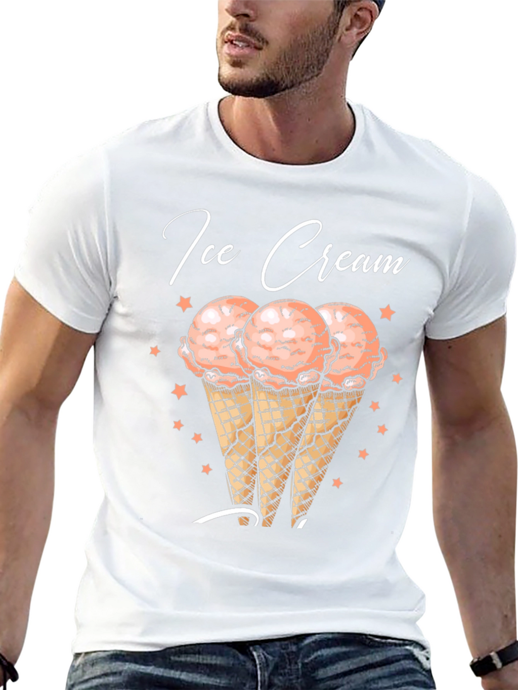 Ice Cream Cone Graphic Tee