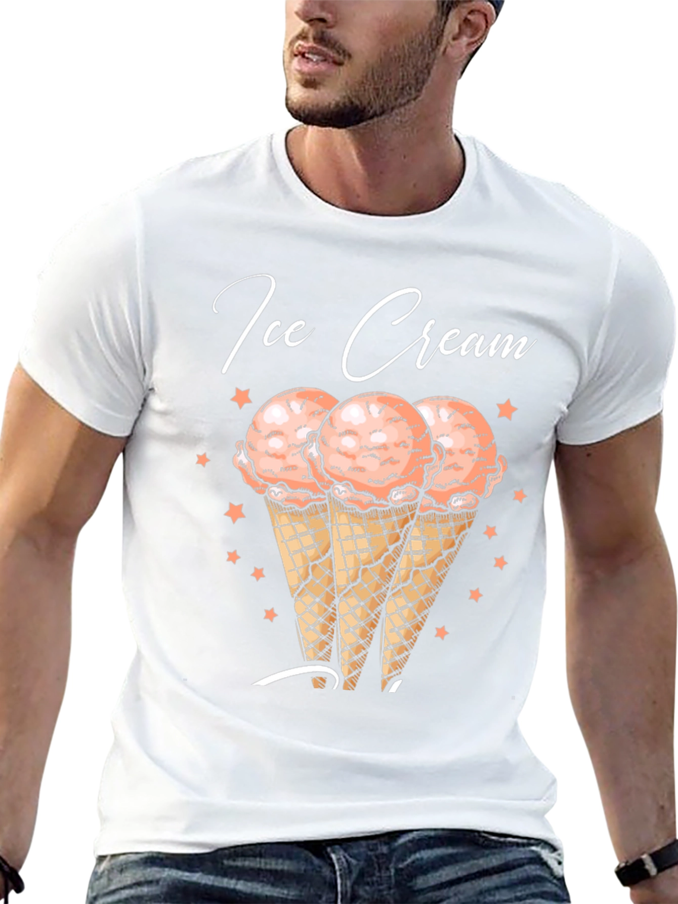 Ice Cream Cone Graphic Tee