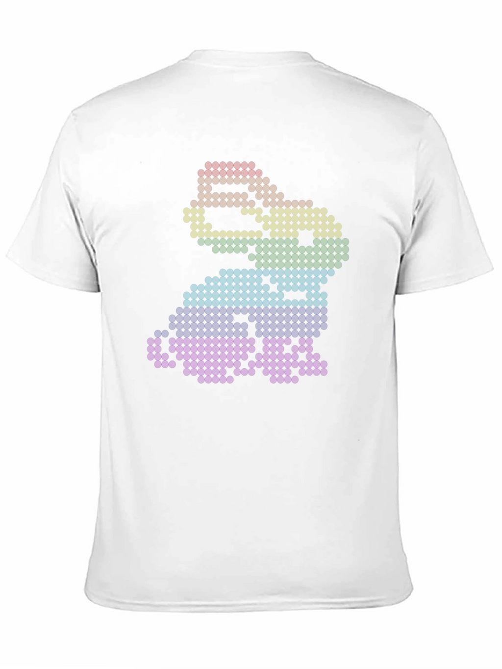 Rainbow Pixel Art Frog T-Shirt