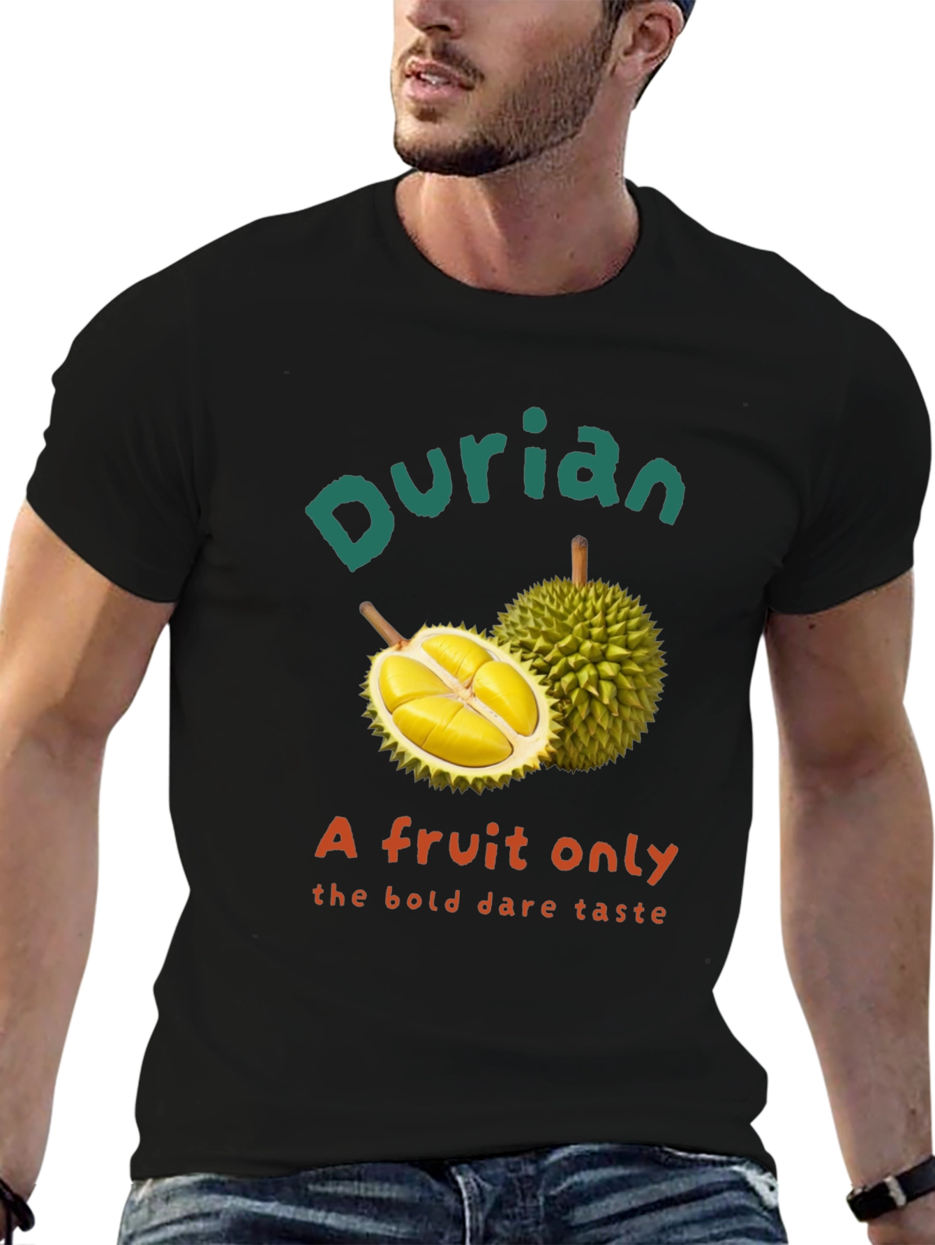 Durian Fruit Novelty Graphic T-Shirt