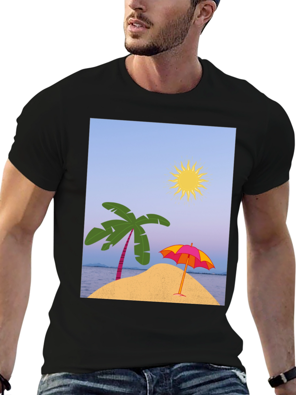 Tropical Island Tee - Beach Vibes