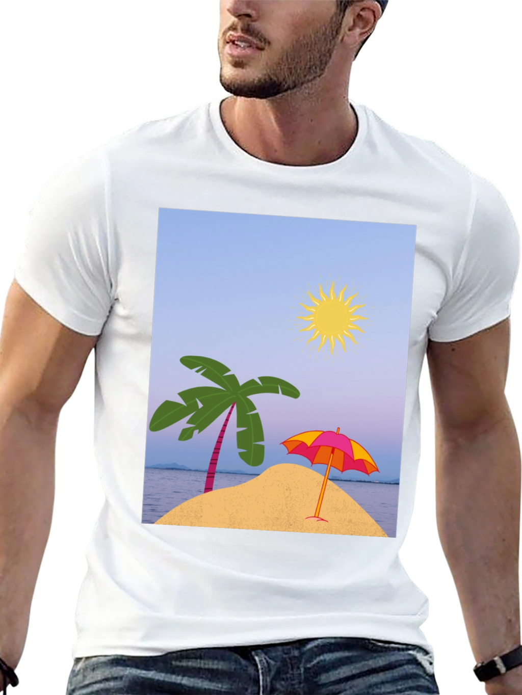 Tropical Island Tee - Beach Vibes