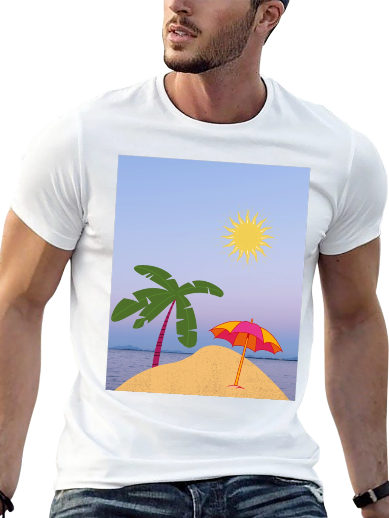 Tropical Island Tee - Beach Vibes
