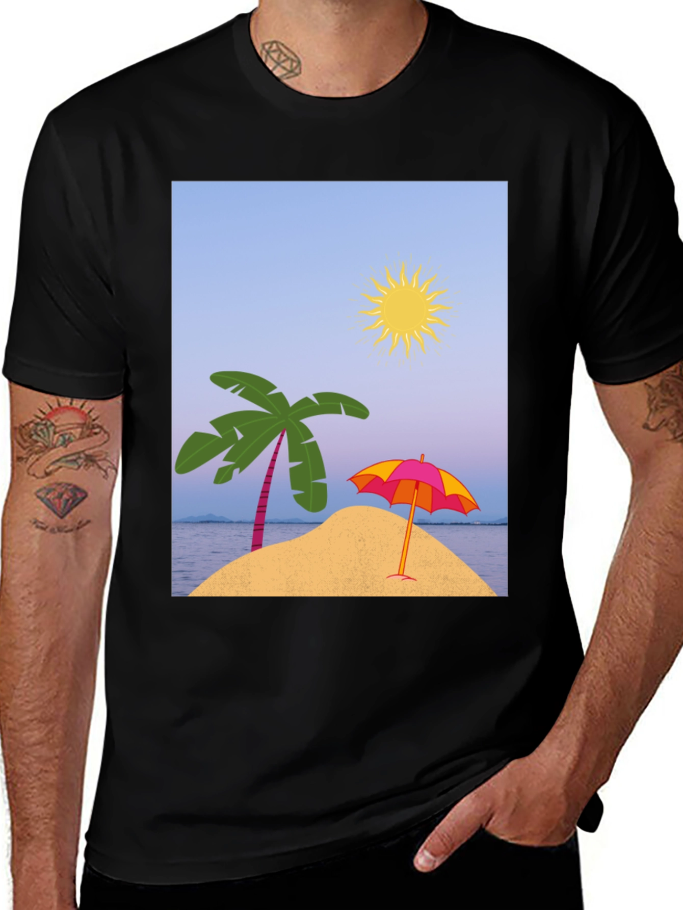 Tropical Island Tee - Beach Vibes