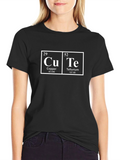 Cute Chemistry T-Shirt - Copper and Tellurium