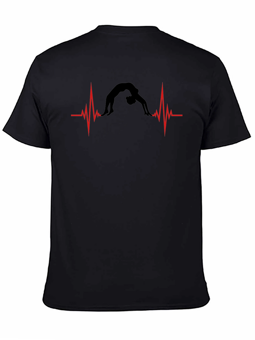 Gymnast Heartbeat T-Shirt - Black