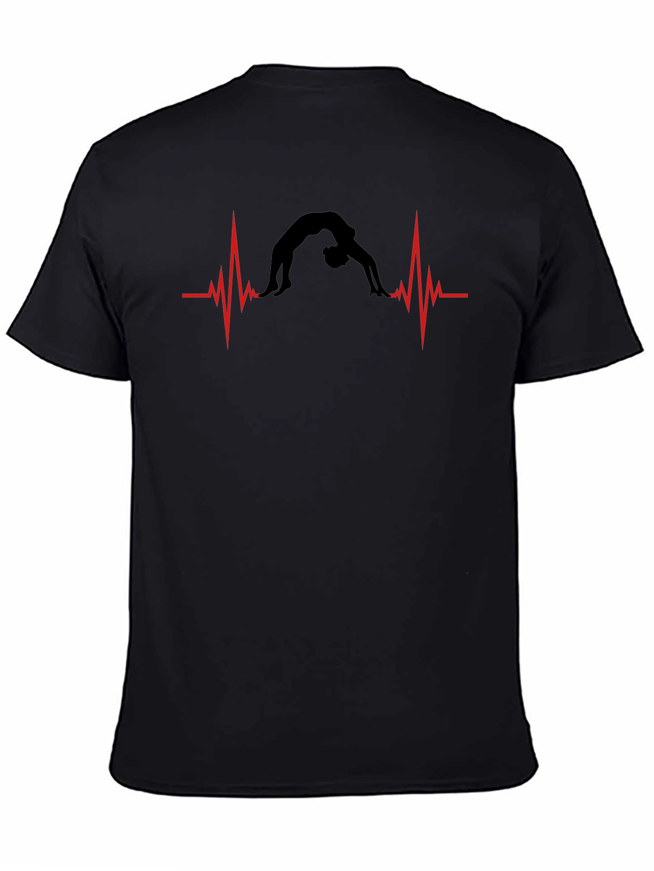 Gymnast Heartbeat T-Shirt - Black