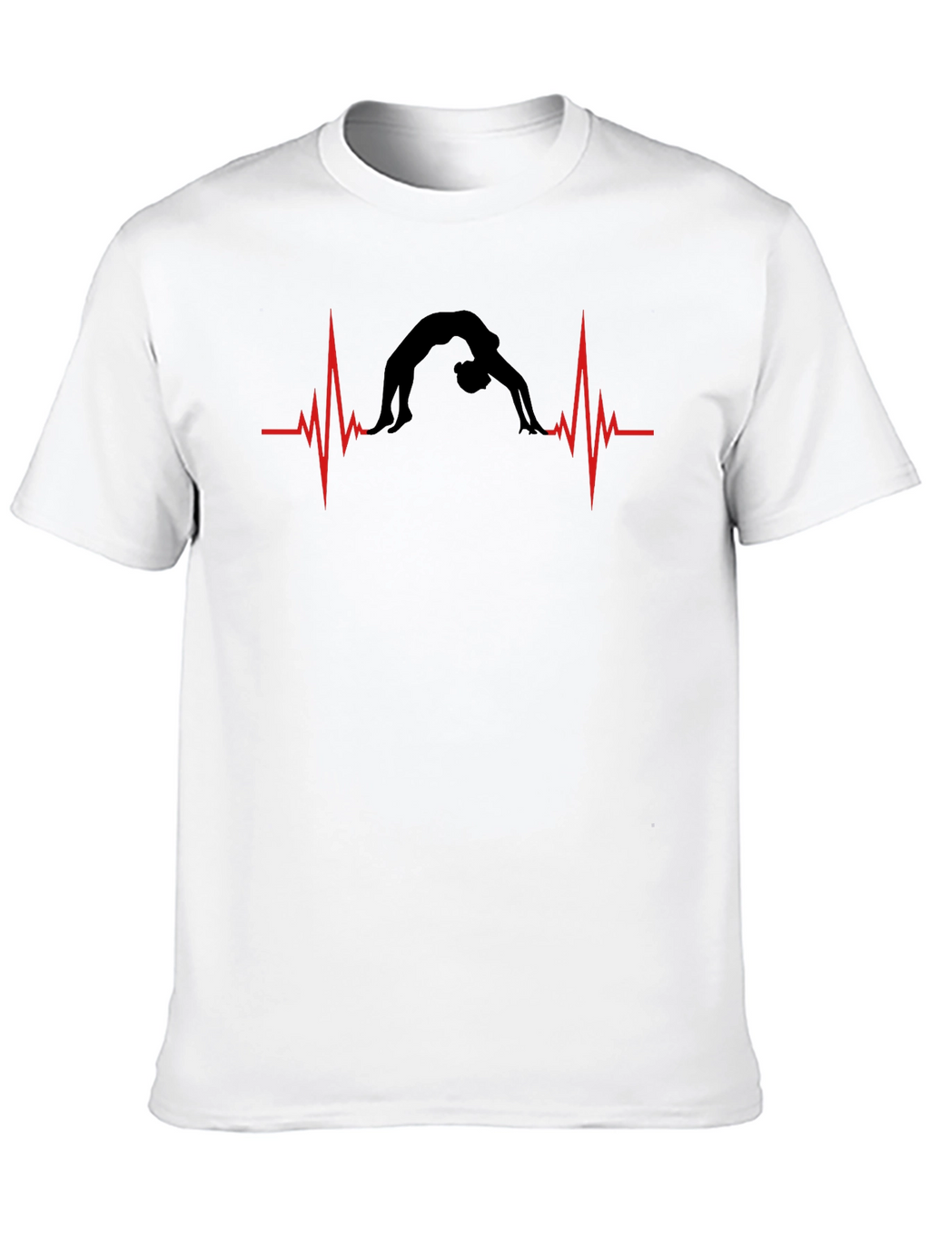 Gymnast Heartbeat T-Shirt - Black