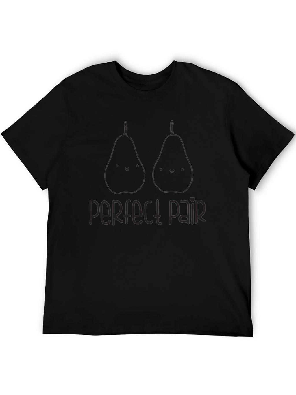 Perfect Pair Graphic Tee - Unisex Black T-Shirt